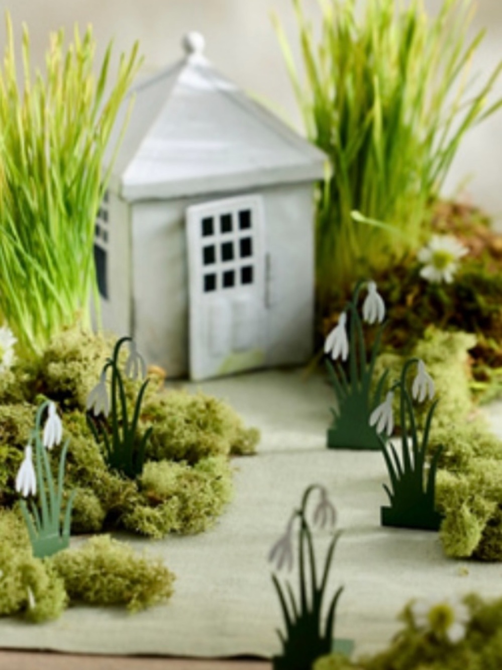 Terrain Metallic Snowdrops. Set of 5.